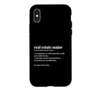 Real Estate Major Dictionary Definition Property Agent Case for iPhone X/XS