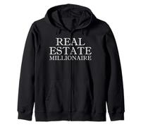 Real Estate Millionaire Successful Land Developer Investor Zip Hoodie