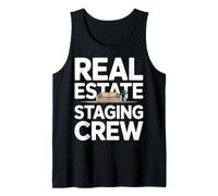 Real Estate Staging Crew Realtor Home Stager Tank Top