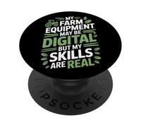 Real Farmer My Farm Equipment May Be Digital Country Life PopSockets Adhesive PopGrip