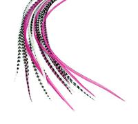 Real Feather Hair Extensions - Princess (10 Feathers)