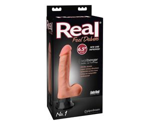 Real Feel Deluxe No.1 - Lifelike Vibrator (Natural)