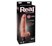 Real Feel Deluxe No, 9 Vibrator Hautfarben Hell One Size