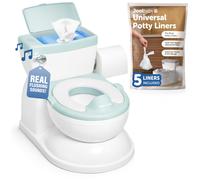 Real Feel Potty with Wipes Storage, Transition Seat & Disposable Liners - Realis