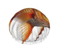 Real Fish Double Layered Shower Cap For Women Reusable Suitable For Bathing Spa