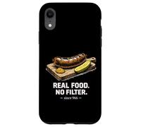 Real Food No Filter Polish Food Since 966 Case for iPhone XR