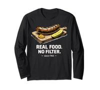 Real Food No Filter Polish Food Since 966 Long Sleeve T-Shirt