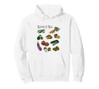 Real Food Vegetables Veggies Farmers Market Farm Organic Pullover Hoodie