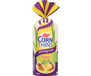 Real Foods Corn Thins - Multigrain 150G