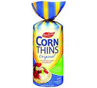 REAL FOODS Corn Thins Original 150g (PACK OF 6)