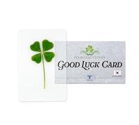 Real Four Leaf Clover Bookmark, Elegant 4 Leaf Clover Charm, Perfect Gift for Book Lovers, Preserved Four Leaf Clover in Laminated Bookmark (gray-1pack) Made in Korea