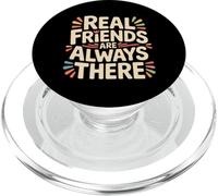 Real Friends Are Always There Connection Loyalty ||- PopSockets PopGrip for MagSafe
