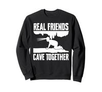 Real Friends Cave Together Caving Spelunking Sweatshirt