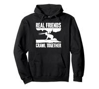 Real Friends Crawl Together Caving Spelunking Pullover Hoodie