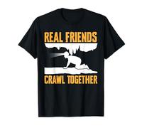Real Friends Crawl Together Caving Spelunking T-Shirt
