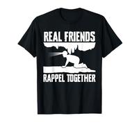 Real Friends Rapple Together Caving Spelunking T-Shirt
