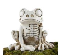 Real Frog Skeleton - Animal Skull Home Decorative - Tiny Frog Sculpture Resin Halloween Animal Statue Figurine for Spooky Scene Favors