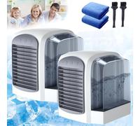 Real Frost Blast Pro Portable Air Chiller, Frost Blast Pro Portable Air Chiller, Frost Blast Pro Portable Air Conditioner, Air Cooler Cooling Fan (2 Pcs)