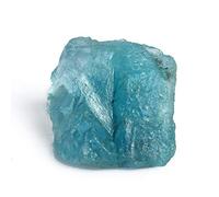 Real Gems 15.50 Ct Natural Rough Aquamarine Gemstone, Healing Crystal, Raw Aquamarine for Wire Wrapping, Rocks and Minerals Stone