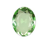 REAL-GEMS Brazilian Green Amethyst 75 Ct. Beautiful Oval Cut Loose Gemstone For Jewelry Making