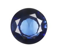 REAL-GEMS Certified Kashmir Blue Sapphire 10.15 Ct. Fine Round Cut Loose Gemstone