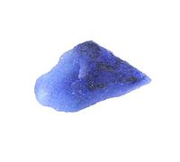 REAL-GEMS Certified Natural Blue Sapphire 17 Ct. Crystal Healing Rough Loose Gemstone AXA-109