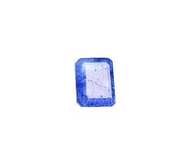 Real Gems EGL Certified Natural Blue Sapphire Stone, Rare Genuine Sapphire 5.60 Ct Emerald Shape Gemstone for Making Jewelry