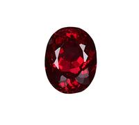 REAL-GEMS - Genuine! Oval Cut Red Ruby 30. Carat Loose Gem Stone For Jewelry Making