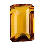 REAL-GEMS Loose Smoky Topaz 90 Ct. Excellent Emerald Cut Loose Gemstone GGS-968