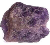 REAL-GEMS Natural Violet Amethyst Rough Gemstone, 89 ct, for Jewellery Making, Wire Wrapping and Collecting