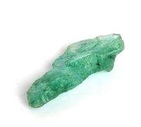 Real Gems Raw Emerald Crystal Natural Rough Stone, Rocks & Minerals Specimen May Birthstone, Emerald 10.00 Ct Gemstone