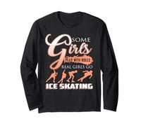 Real Girls Race Hard on The Frozen Rink with Style Long Sleeve T-Shirt