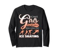 Real Girls Race Hard on The Frozen Rink with Style Long Sleeve T-Shirt