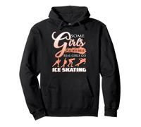 Real Girls Race Hard on the Frozen Rink with Style Pullover Hoodie