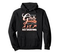 Real Girls Race Hard on the Frozen Rink with Style Pullover Hoodie