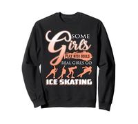 Real Girls Race Hard on the Frozen Rink with Style Sweatshirt
