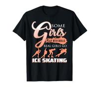Real Girls Race Hard on The Frozen Rink with Style T-Shirt