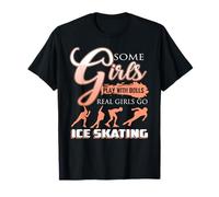 Real Girls Race Hard on The Frozen Rink with Style T-Shirt