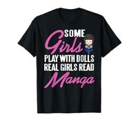 Real Girls Read Manga Anime Lover Otaku Humor T-Shirt