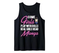 Real Girls Read Manga Anime Lover Otaku Humor Tank Top