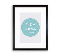 REAL GLASS 14x11 For 10x7 Frame With Mount - Oxford Black Frame For 10x7 inch Photo - 10x7 Photo Frame With Mount