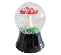 Real Glass Snow Globe - Almost Like Real Snow, Lucky Mushroom, Agaric Fly, 4cm