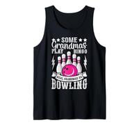 Real Grandmas Go Bowling Funny Sport Tank Top