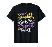 Real Grandmas Line Dance Gift Funny Grandma Line Dancing T-Shirt