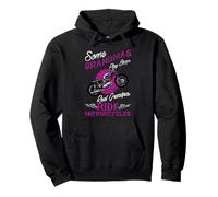 Real Grandmas Ride Motorcycles Funny Quote for Moms Pullover Hoodie