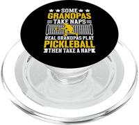 Real Grandpas Play Pickleball Then Take a Nap PopSockets PopGrip for MagSafe
