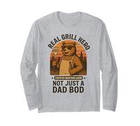 Real Grill Hero Not Just a Dad BOD BBQ Legend Long Sleeve T-Shirt