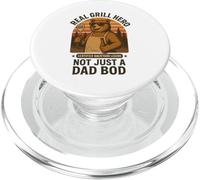 Real Grill Hero Not Just a Dad Bod BBQ Legend PopSockets PopGrip for MagSafe