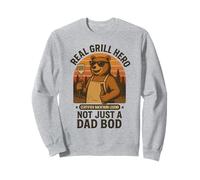 Real Grill Hero Not Just a Dad Bod BBQ Legend Sweatshirt