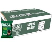 Real Hand Cooked Potato Crisps With Bags Of Character (24 x 35g, Strong Cheddar & Onion)